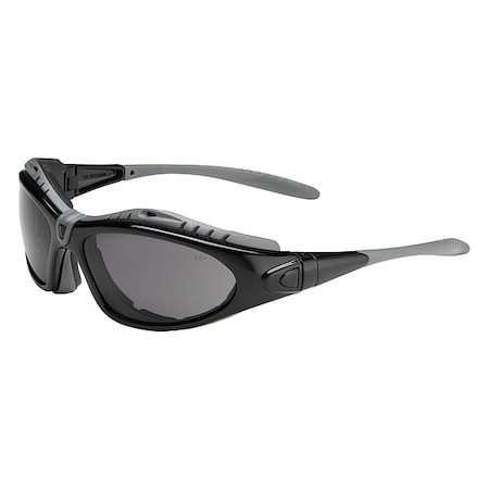 Fuselage, Safety Glasses, Anti-Fog & Anti-Scratch, Gray Lens, Black Frame, Full-Frame, 1 PR MPN:250-50-0521