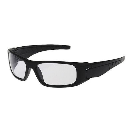 Squadron, Safety Glasses, Anti-Fog & Anti-Scratch, Clear Lens, Black Frame, Full-Frame, 1 PR MPN:250-53-0020