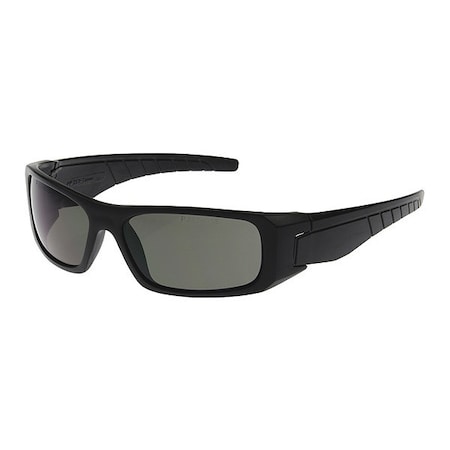 Squadron, Safety Glasses, Anti-Fog & Anti-Scratch, Gray Lens, Black Frame, Full-Frame, 1 PR MPN:250-53-0021