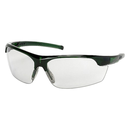 Xtricate-C, Safety Glasses, Anti-Fog, Gray Lens, Green Frame, Half-Frame, 1 PR MPN:250-58-0551