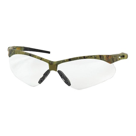 Anser, Safety Glasses, Anti-Scratch, Clear Lens, Camo Frame, 1 PR MPN:250-AN-10130
