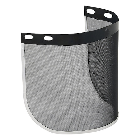 Face Shield Visor, Black Visor, Steel Mesh MPN:251-01-7701
