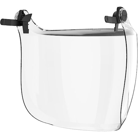 Face Shield, Clear Visor, 7 in Height, Not Applicable Suspension MPN:251-ADA250-060