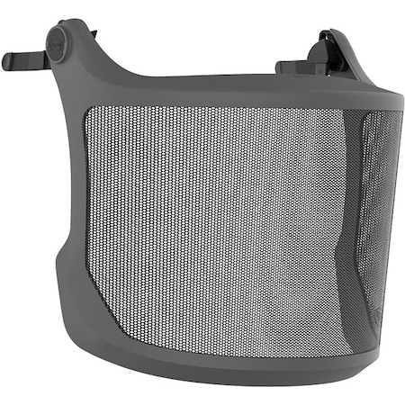 Face Shield, Black Visor, 7 in Height, Not Applicable Suspension MPN:251-ADA310-080