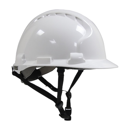 Safety Helmet, JSP, HDPE, 4 Point Ratchet, Type 2, Class E, Red MPN:280-AHS240-10
