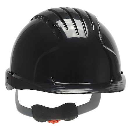 Hard Hat, JSP, HDPE, 6 Point Ratchet, Type 1, Class E, Black MPN:280-EV6151-11