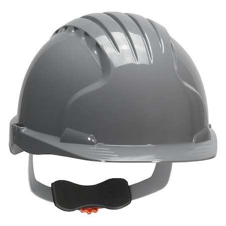 Hard Hat, JSP, HDPE, 6 Point Ratchet, Type 1, Class E, Gray MPN:280-EV6151-40