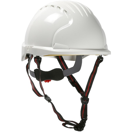 Safety Helmet, JSP, HDPE, 6 Point Ratchet, Type 1, Class E, Yellow MPN:280-EV6151-CH-10