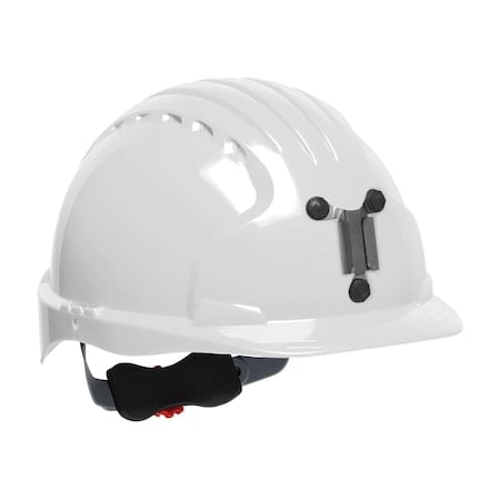 Hard Hat, JSP, HDPE, 6 Point Ratchet, Type 1, Class C, White MPN:280-EV6151M-10