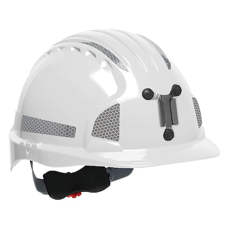 Hard Hat, JSP, HDPE, 6 Point Ratchet, Type 1, Class C, Red MPN:280-EV6151MCR2-10