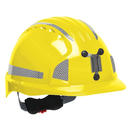Hard Hat, JSP, HDPE, 6 Point Ratchet, Type 1, Class C, Yellow MPN:280-EV6151MCR2-20