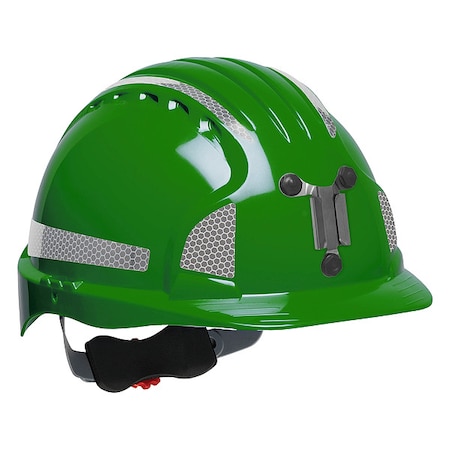 Hard Hat, JSP, HDPE, 6 Point Ratchet, Type 1, Class C, Red MPN:280-EV6151MCR2-30