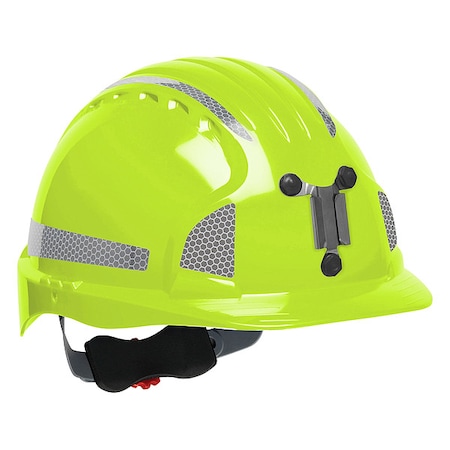 Hard Hat, JSP, HDPE, 6 Point Ratchet, Type 1, Class C, Red MPN:280-EV6151MCR2-LY