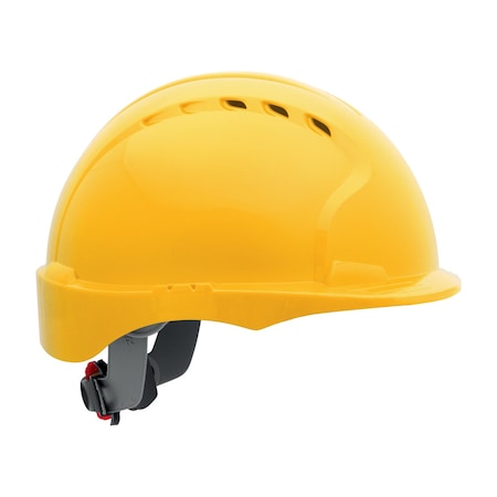Hard Hat, JSP, HDPE, 6 Point Ratchet, Type 1, Class C, Yellow MPN:280-EV6151SV-20