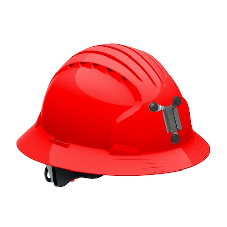 Hard Hat, JSP, HDPE, 6 Point Ratchet, Type 1, Class C, Red MPN:280-EV6161M-60