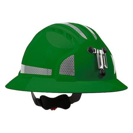 Hard Hat, JSP, HDPE, 6 Point Ratchet, Type 1, Class C, Black MPN:280-EV6161MCR2-30
