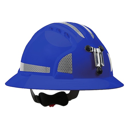 Hard Hat, JSP, HDPE, 6 Point Ratchet, Type 1, Class C, Blue MPN:280-EV6161MCR2-50