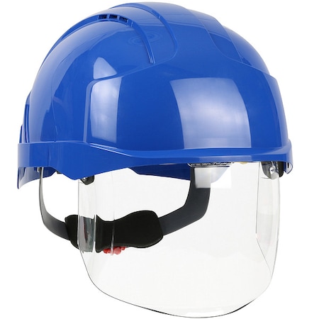 Safety Helmet, JSP, ABS, 6 Point Ratchet, Type 1, Class C, Blue MPN:280-EVSV-50B
