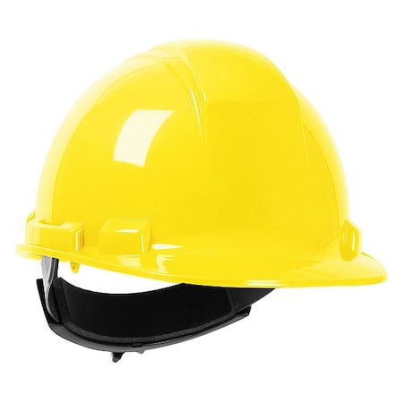 Hard Hat, Dynamic, HDPE, 4 Point Ratchet, Type 1, Class E, Yellow MPN:280-HP241R-02