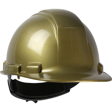 Hard Hat, Dynamic, HDPE, 4 Point Ratchet, Type 1, Class E, Gold MPN:280-HP241R-13