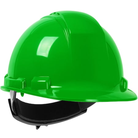 Hard Hat, Dynamic, HDPE, 4 Point Ratchet, Type 1, Class C, Lime MPN:280-HP241RV-45