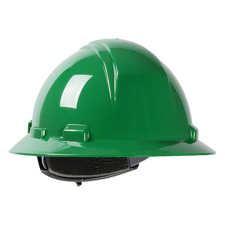 Hard Hat, Dynamic, HDPE, 4 Point Ratchet, Type 1, Class E, Green MPN:280-HP641R-04