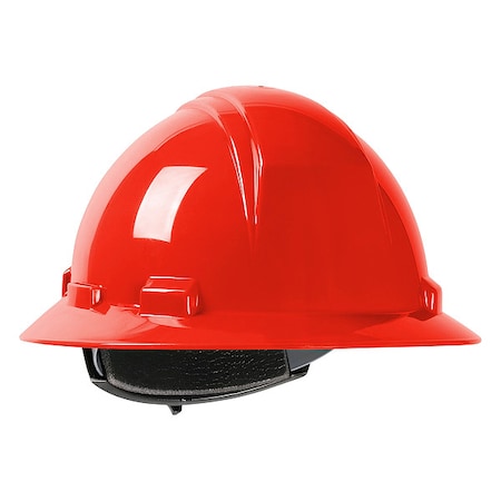 Hard Hat, Dynamic, HDPE, 4 Point Ratchet, Type 1, Class E, Red MPN:280-HP641R-15