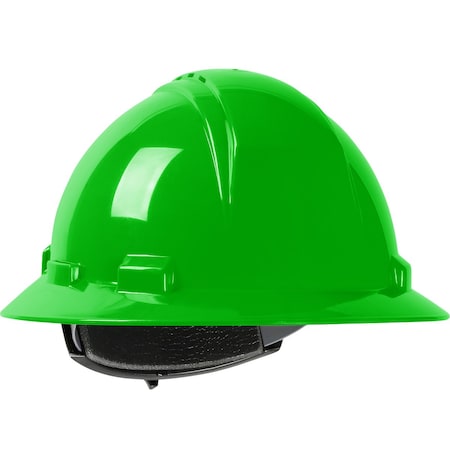 Hard Hat, Dynamic, HDPE, 4 Point Ratchet, Type 1, Class C, Lime MPN:280-HP641RV-45