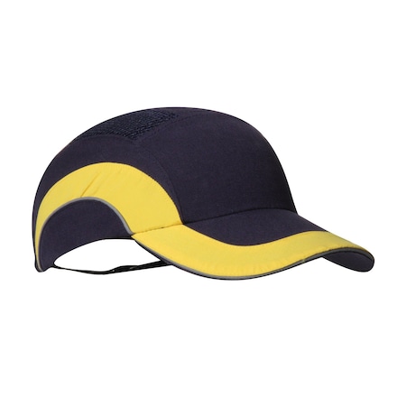 Hardcap A1 Bump Cap, Navy/Yellow MPN:282-ABR170-52