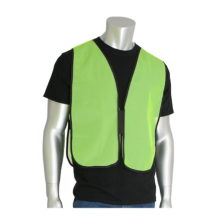 Non-Ansi Basic Hi-Vis Mesh Vest MPN:300-0800-LY