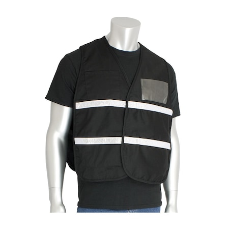 Non-Ansi Incident Command Vest, Black MPN:300-2502/2X-3X