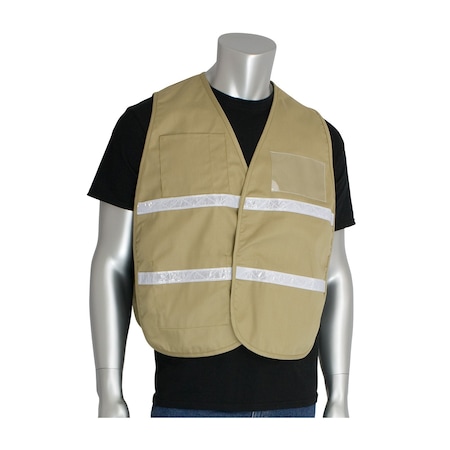 Non-Ansi Incident Command Vest Tan MPN:300-2506/4X-5X
