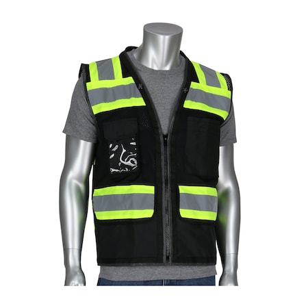 Black Safety Vest - Small MPN:302-0800D-BK/S
