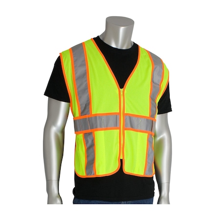 Class 2, Expandable Mesh Vest, Lime MPN:302-USV5LY