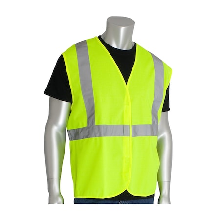 Class 2, Economy Solid Vest, Lime MPN:302-WCENGLY-XL