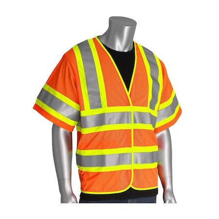Class 3, Fr Treated Mesh Vest MPN:305-HSVPFROR-L/XL