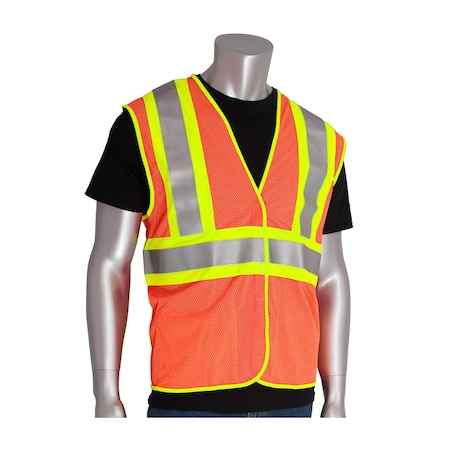 Class 2, Fr Treated Mesh Vest MPN:305-MVFROR-S/M