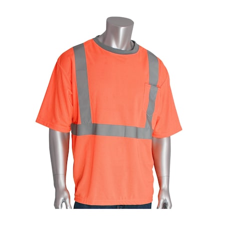 Crew Neck Wicking Polyester T-Shirt MPN:312-1200-OR/XL