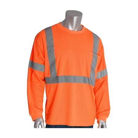 Crew Neck Wicking Polyester T-Shirt MPN:313-1300-OR/3X