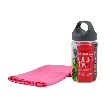 EZ-CoolMax Cooling Towel, Pink MPN:396-EZ900-PK