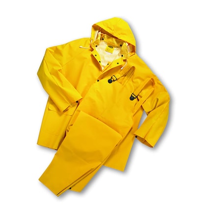 Rainsuit, Fr, 3-Piece, Pvc/Polyester MPN:4035FR/4XL