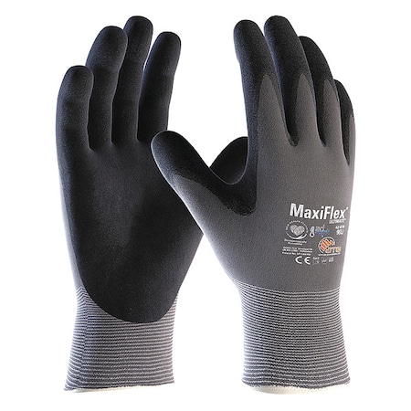 Coated Gloves, Cut Level A1, Dipped, Microporous Nitrile, Foam, 2XL 12 PK MPN:42-874