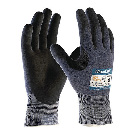 Cut-Resistant Coated Gloves, Cut Level A3, Nitrile, Sandy, S 1 PR MPN:44-3745/S