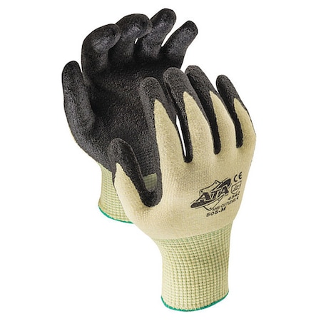 Cut Resistant Coated Gloves, Cut Level A4, Dipped, Nitrile, Smooth, S 1 PR MPN:505-S