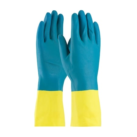 Chemical Resistant Gloves, Neoprene/Latex, 12-3/5 in L, S, 12 PK MPN:52-3670/S