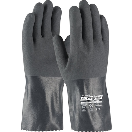 Chemical Resistant Gloves, Polyester/Stainless Steel, 12 in L, S, 12 PK MPN:56-AG586/S