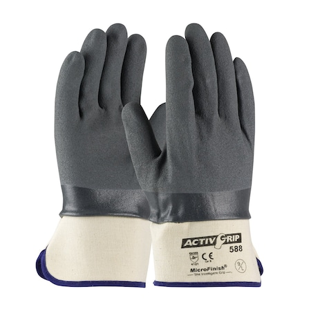 Chemical Resistant Gloves, Polyester/Stainless Steel, 10-3/5 in L, S, 12 PK MPN:56-AG588/S