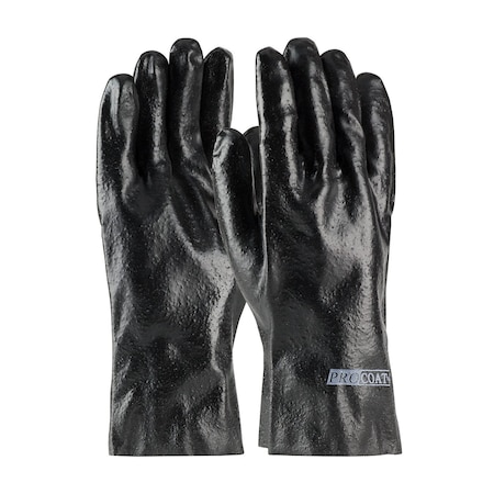Chemical Resistant Gloves, PVC, 12 in L, Mens, 12 PK MPN:58-8030R