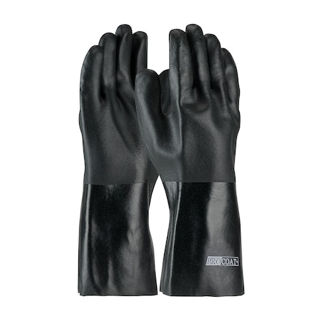 Chemical Resistant Gloves, PVC, 14 in L, Mens, 12 PK MPN:58-8040DD
