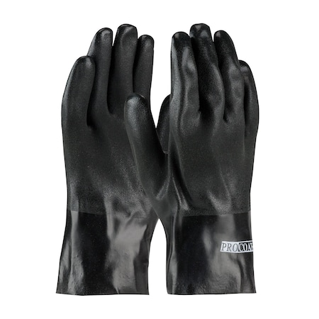 Chemical Resistant Gloves, PVC, 10 in L, Mens, 12 PK MPN:58-8120DD